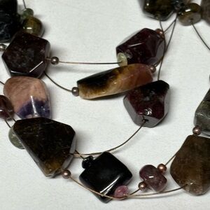 Coldwater Creek Multicolor Gemstone Necklace
